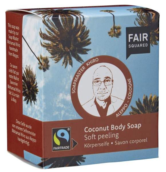 FAIR SQUARED Coconut Body Soap Peeling 160 gr.