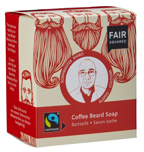 FAIR SQUARED Coffee Beardsoap / Bartseife 160 gr.