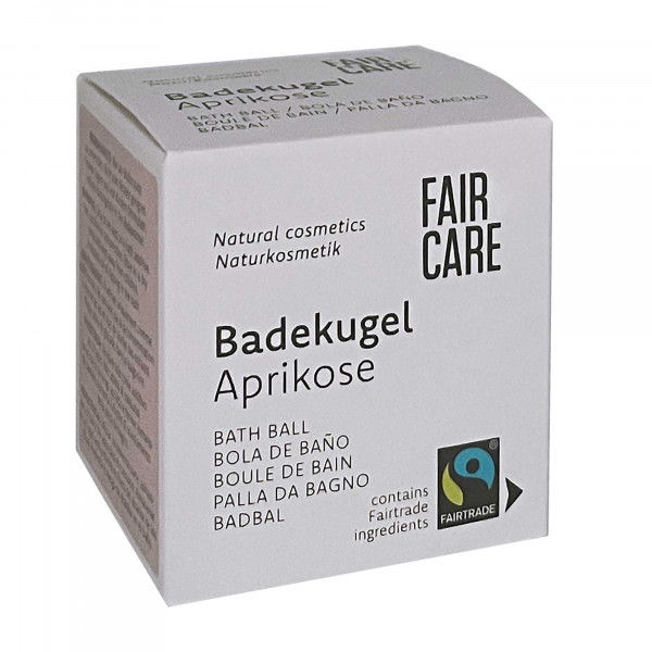 FAIR CARE Badekugel Aprikose (1 Stück)
