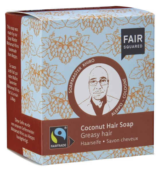 FAIR SQUARED Coconut Hair Soap Greasy  160 gr.